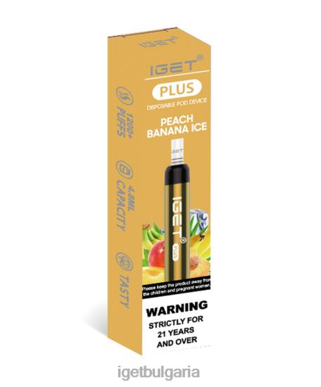 IGET Vape - плюс BB02D36 прасковен бананов лед