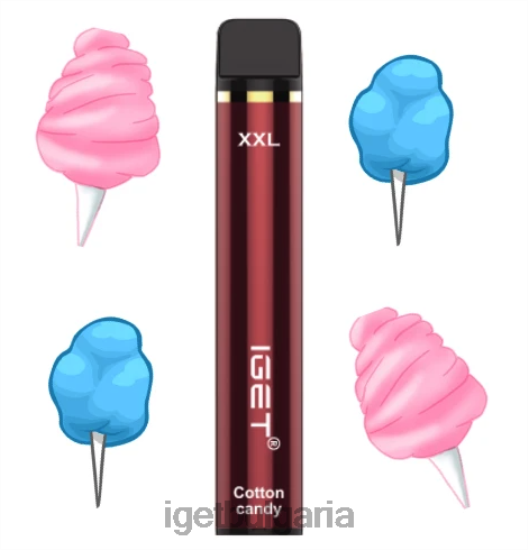 IGET Vape Flavours - xxl - 1800 впръсквания BB02D515 захарен памук