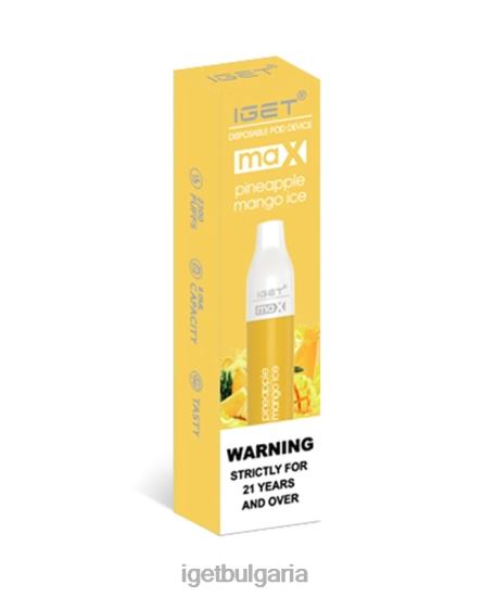 IGET Vape Price - макс BB02D89 лед от ананас и манго