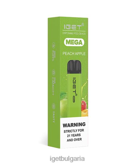 IGET Vape Sale - mega BB02D138 праскова ябълка