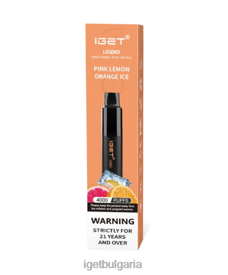 IGET Vape Price - легенда BB02D192 розов лимон и портокал лед
