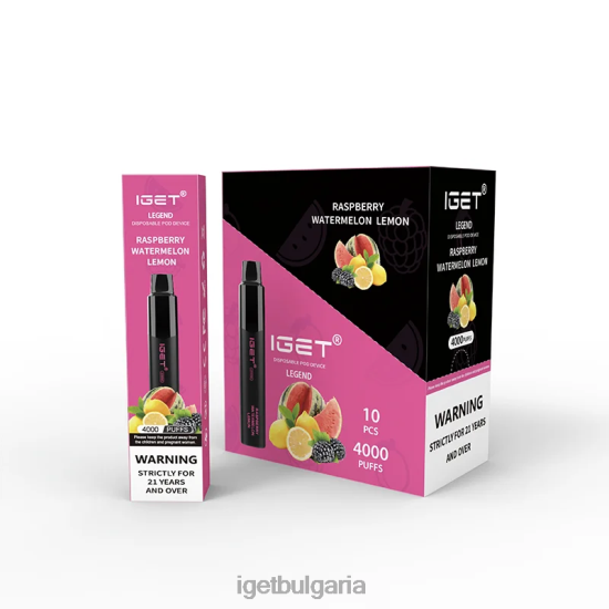 IGET Shop - legend 4000 впръсквания BB02D323 малина диня лимон