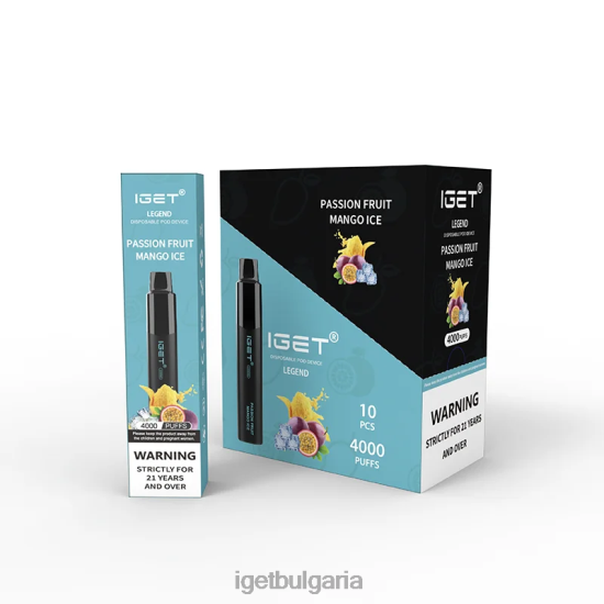 IGET Vapes On Sale - legend 4000 впръсквания BB02D342 маракуя манго лед