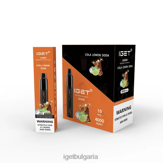 IGET Bar Sale - legend 4000 впръсквания BB02D349 кола лимонова сода