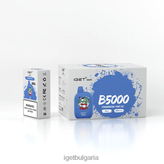 IGET Vape Flavours - b5000 BB02D314 ягодов сладолед от киви