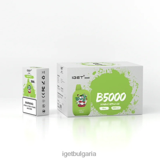 IGET Vape - b5000 BB02D315 двоен ябълков лед