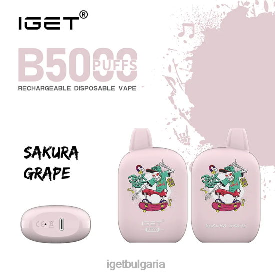 IGET Vape Sale - b5000 BB02D317 грозде сакура