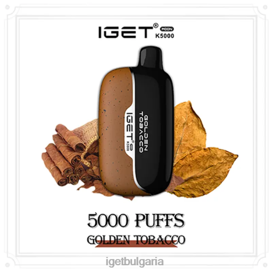 IGET Vape - moon 5000 впръсквания BB02D211 златен тютюн