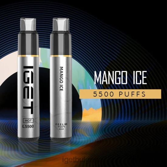 IGET Vapes On Sale - hot - 5500 впръсквания BB02D446 лед от манго