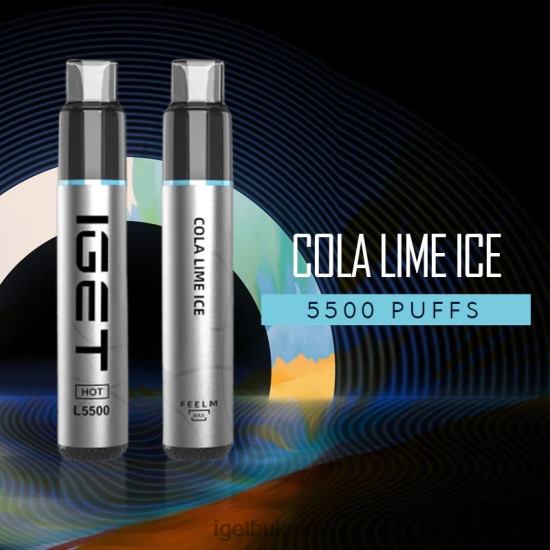 IGET Vape - hot - 5500 впръсквания BB02D521 кола лайм лед