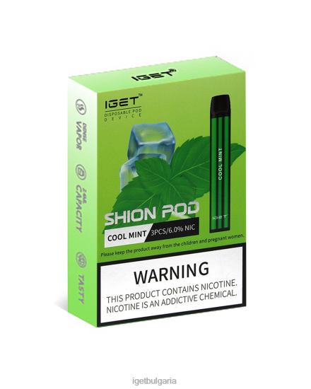 IGET Vape Price - 3 x shion BB02D11 хладна мента