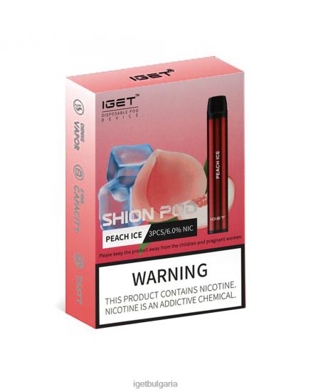 IGET Vape - 3 x shion BB02D23 прасковен лед