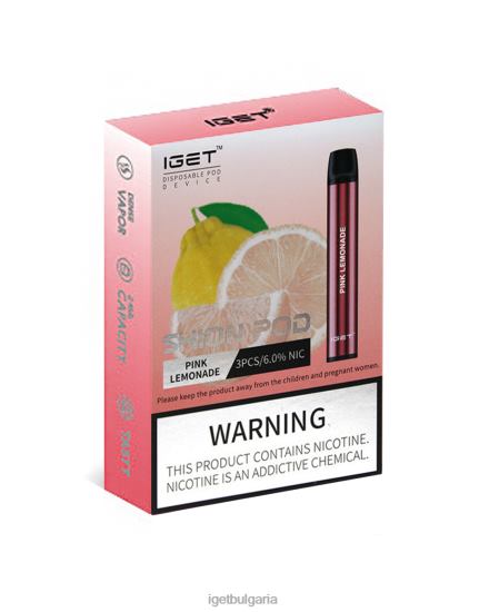 IGET Vape Sale - 3 x shion BB02D25 розова лимонада