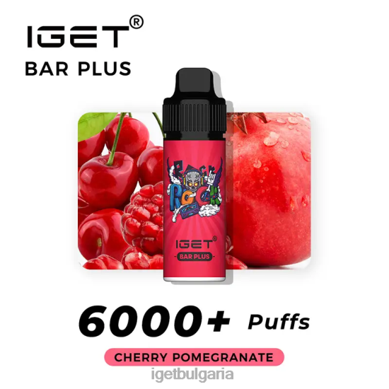 IGET Vape Sale - bar плюс 6000 впръсквания BB02D243 черешов нар